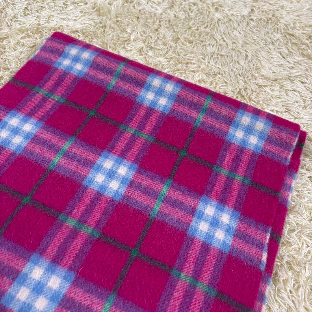 新品タグ付き　バーバリーズ　チェック　カシミヤ100% イギリス製　マフラー