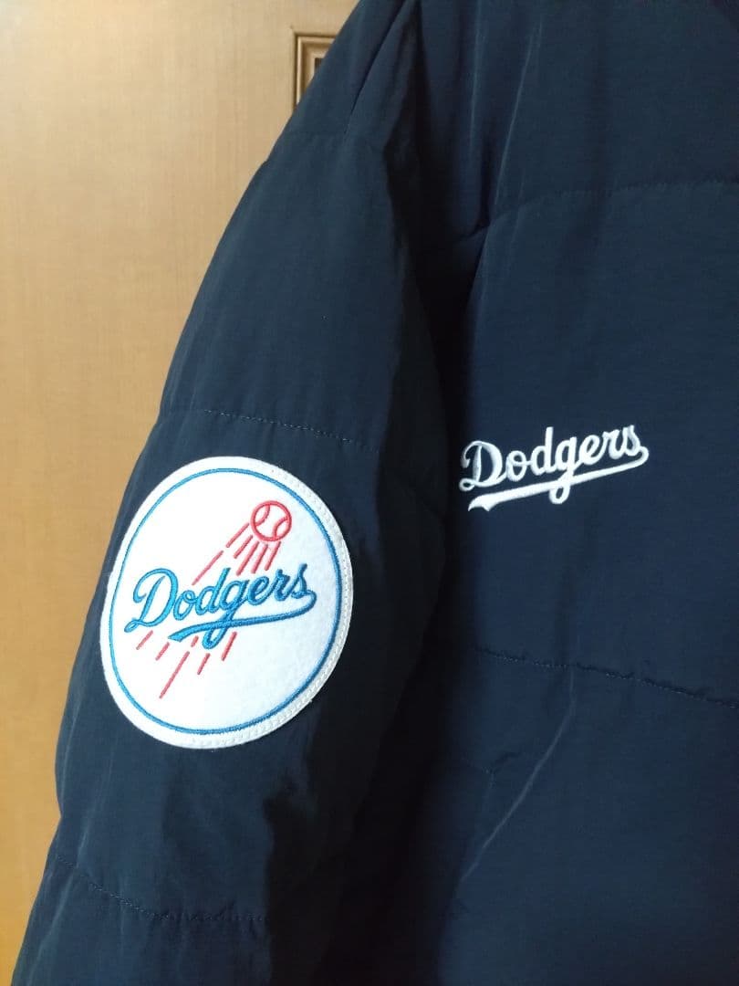 Dodgers ダウンジャケット ネイビー ブラック