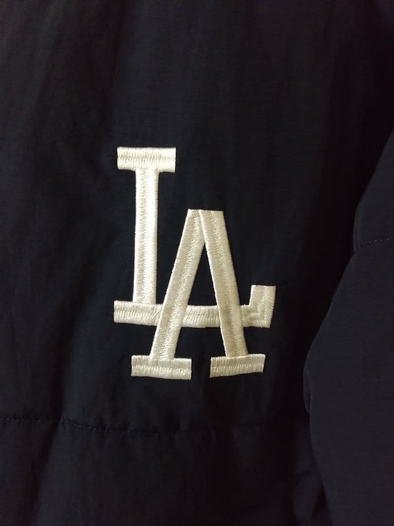 Dodgers ダウンジャケット ネイビー ブラック