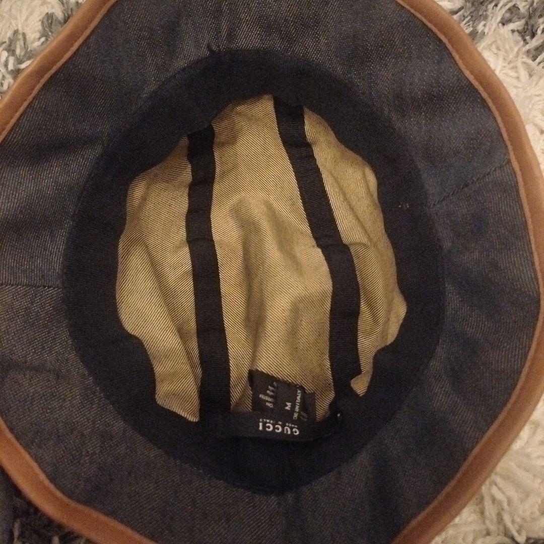 Gucci デニム バケットハット GGロゴ