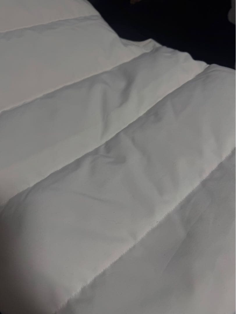 カナダグース　ダウンベスト ホワイト1回着用のみ