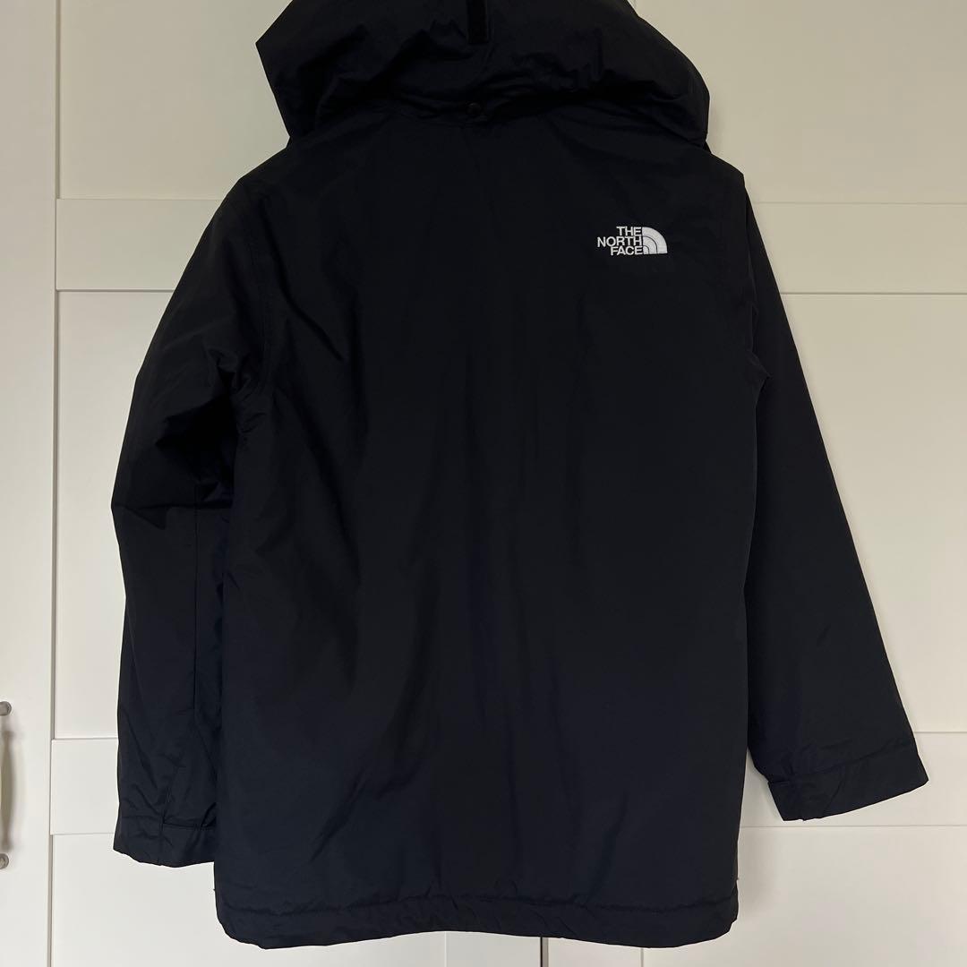 THE NORTH FACE 黒 フード付き中綿ジャケット150