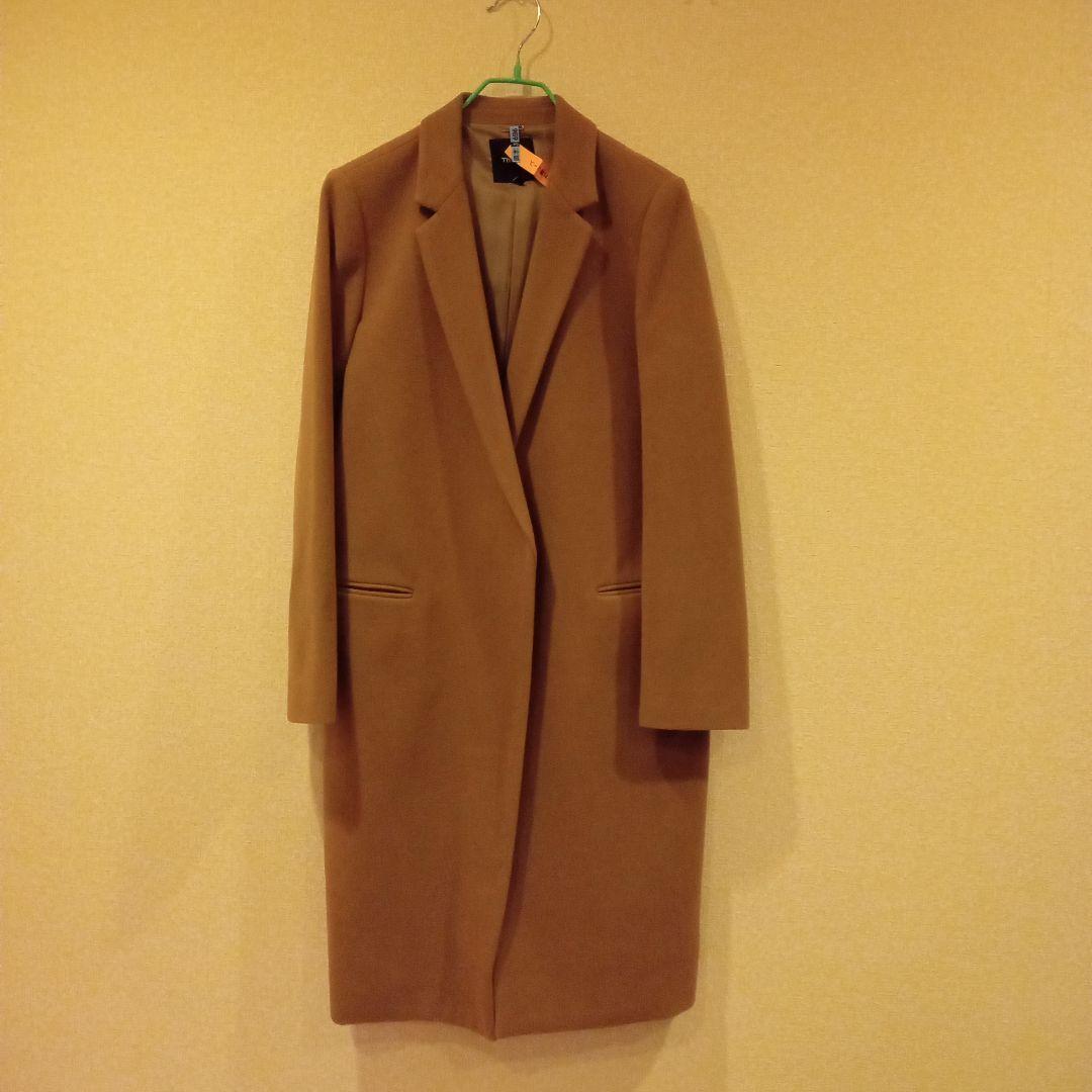 連休お値下げ　theory チェスターコート（キャメル）