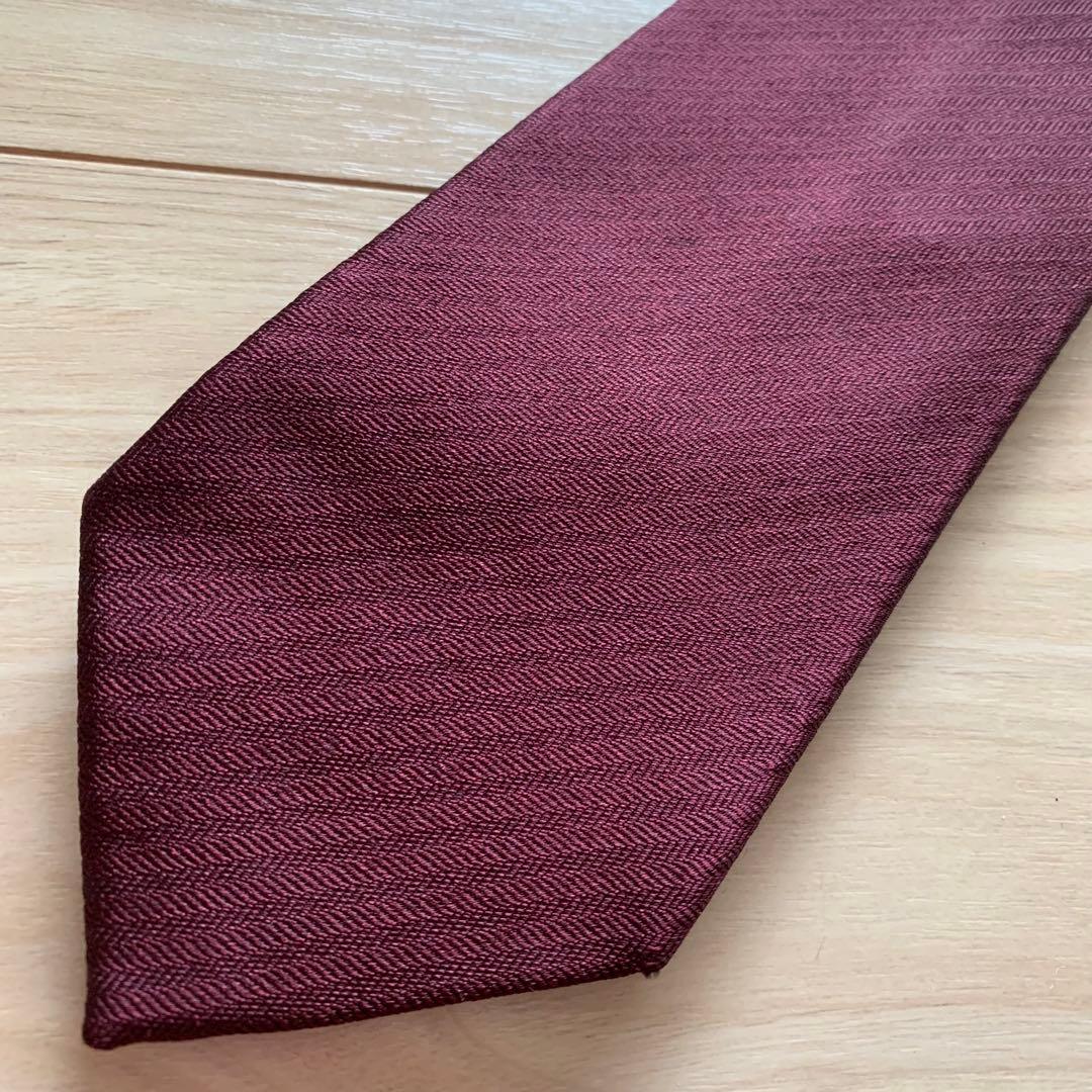 Drake's ドレイクス ネクタイ ボルドー