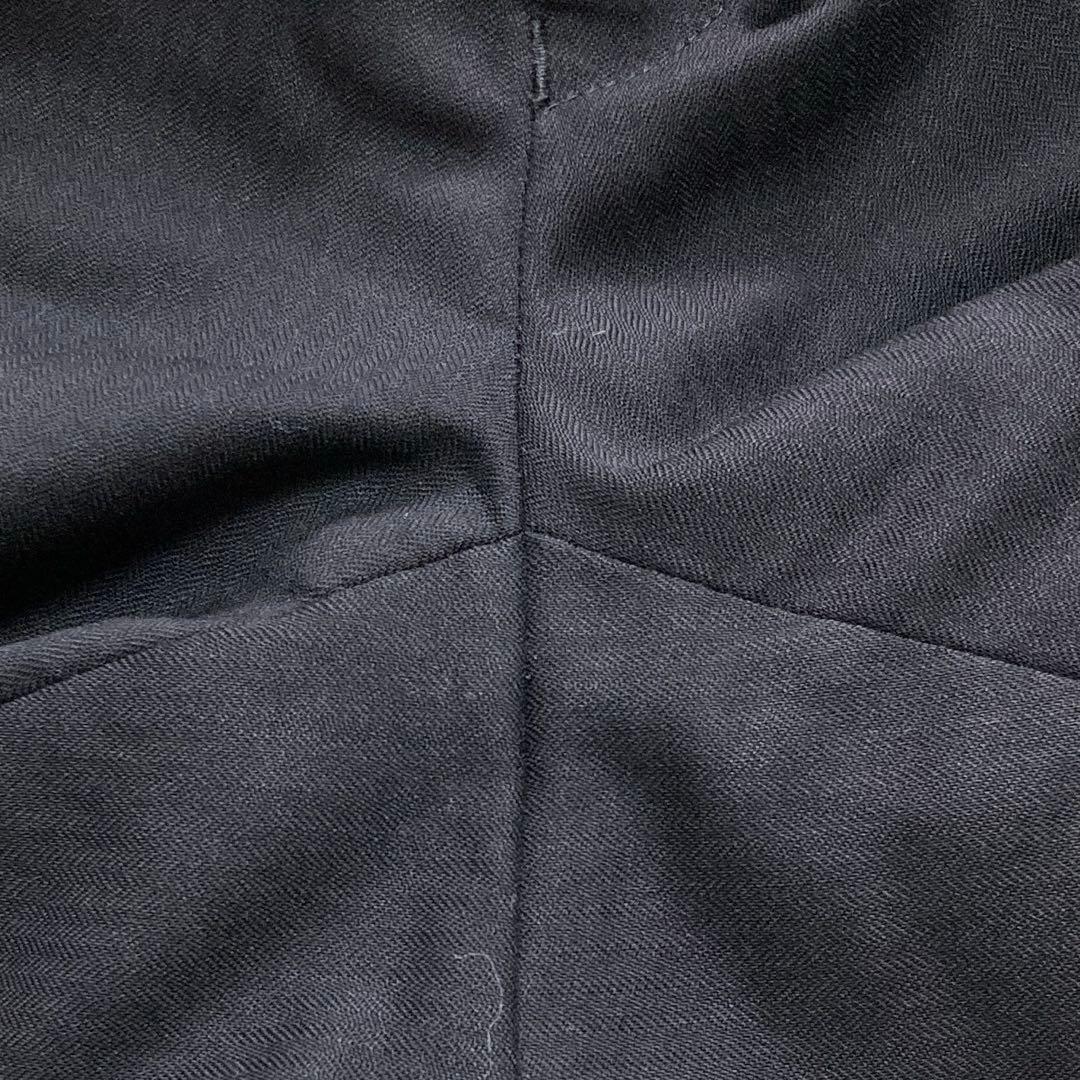 青山 セットアップ スーツ L AB5 3ピース ビジネス ベスト ブラック