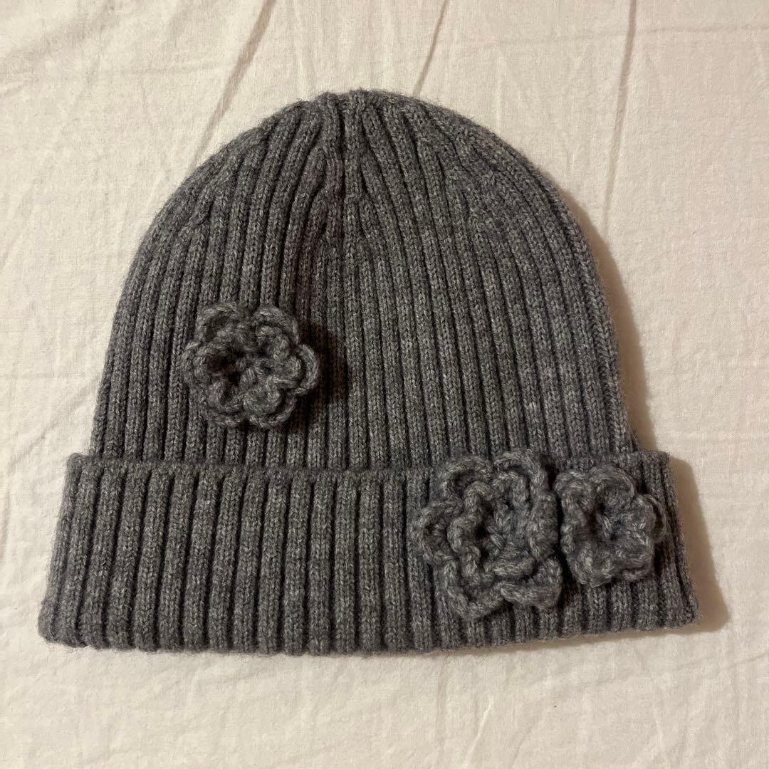 帽子 SINOON Flower Beanie (Melange Grey)