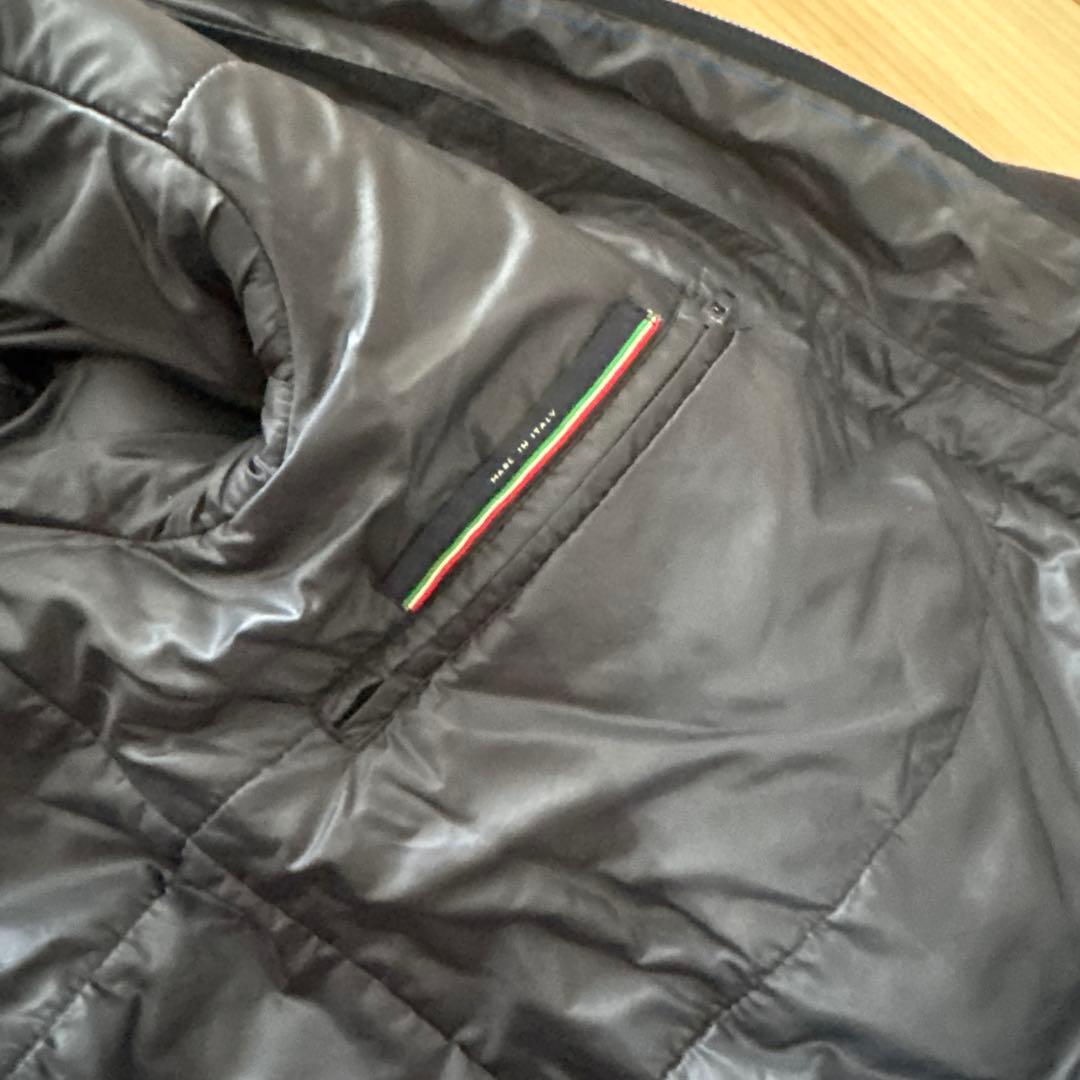 HERNO ライナー カシミヤ チェスターコート 42 ネイビー