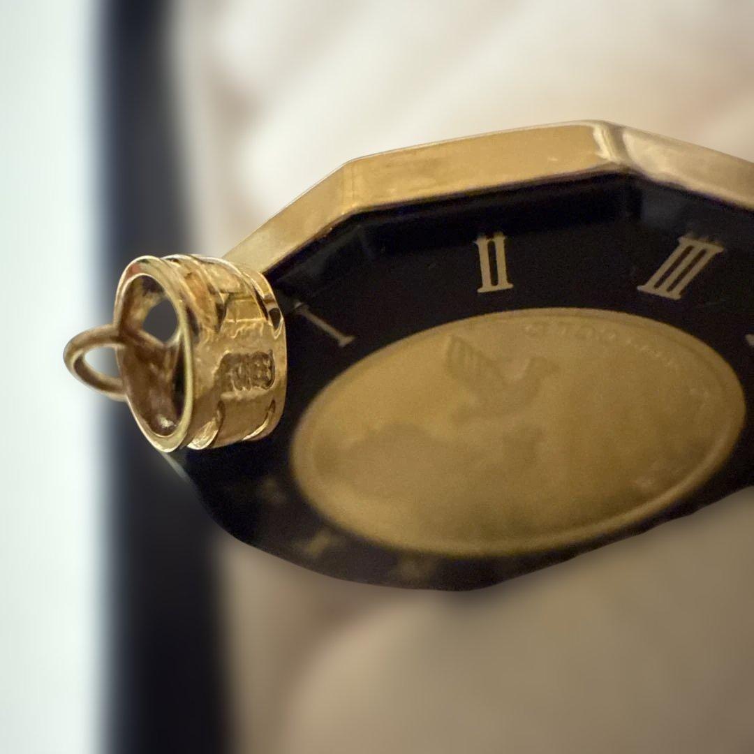 24金/18金エリザベス2世 オクタゴナルペンダント