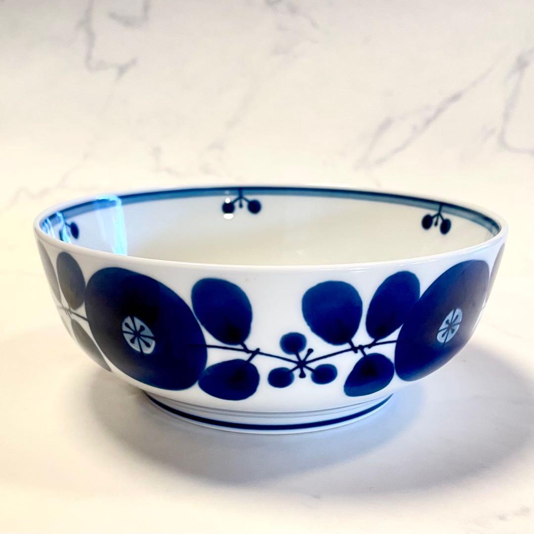 波佐見焼⭐︎白山陶器　ブルームボール　M サイズ1個　Sサイズ4個セット　北欧風