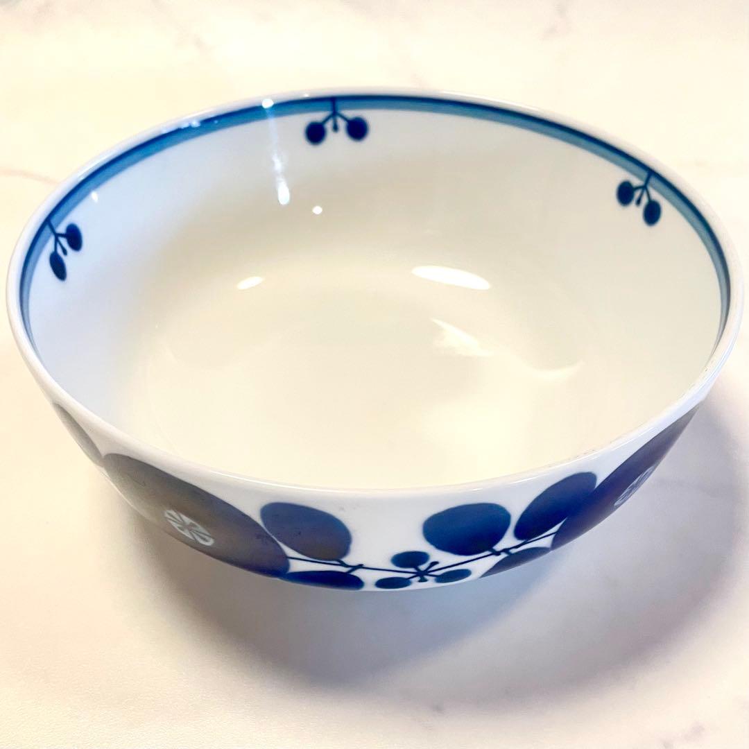 波佐見焼⭐︎白山陶器　ブルームボール　M サイズ1個　Sサイズ4個セット　北欧風