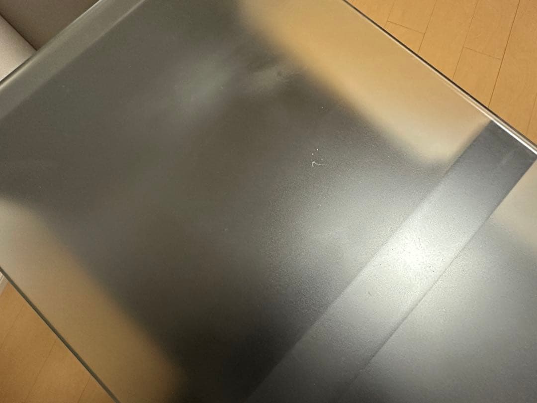 バム フルオーダーテーブル ガラス天板 天板新品 パソコン ネイルデスク