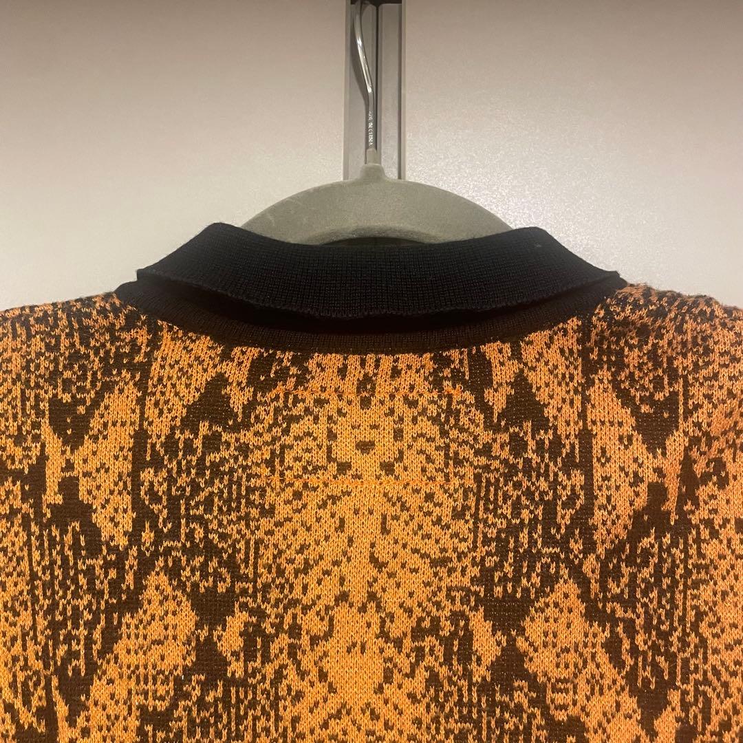 WACKO MARIA ワコマリア ポロシャツ 23SS パイソン柄 ジャガード