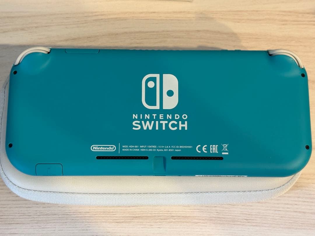 Nintendo Switch Lite ターコイズ 本体 ACアダプター 箱