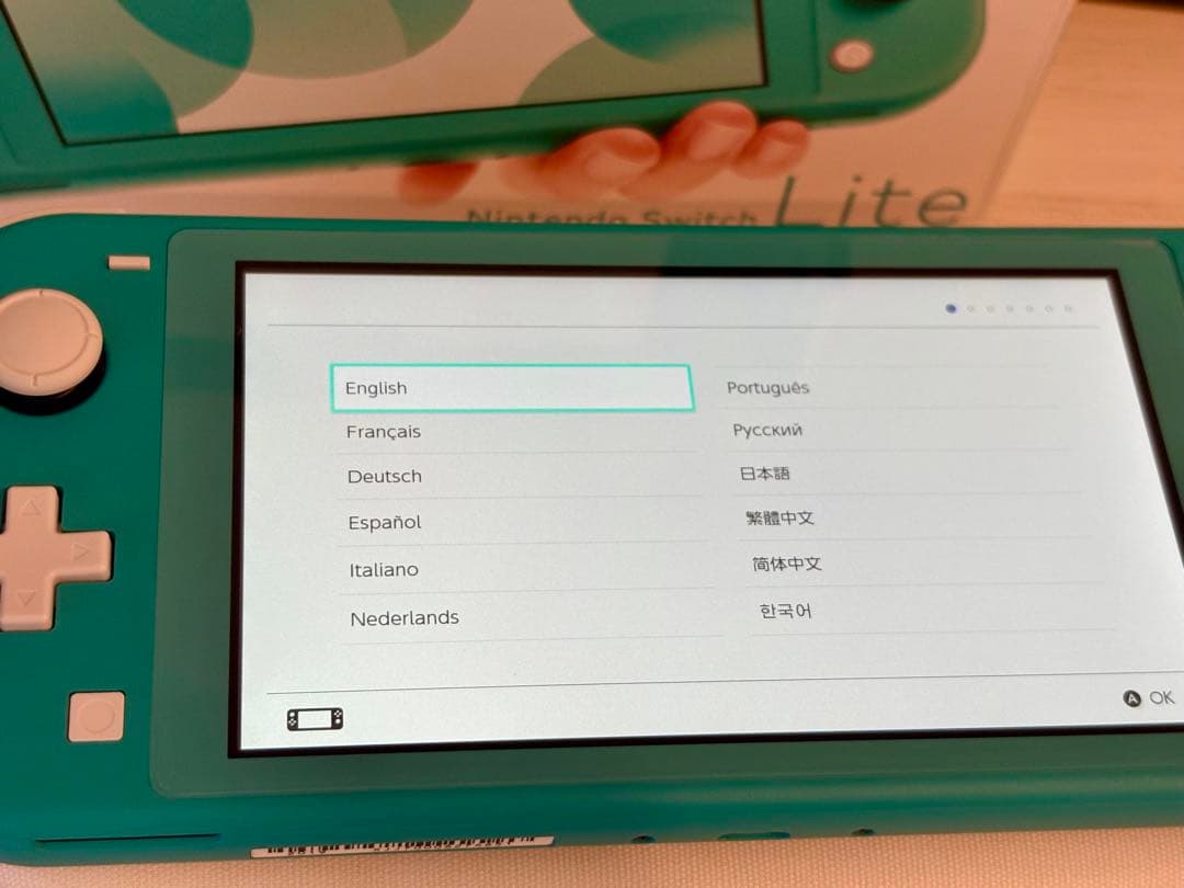 Nintendo Switch Lite ターコイズ 本体 ACアダプター 箱