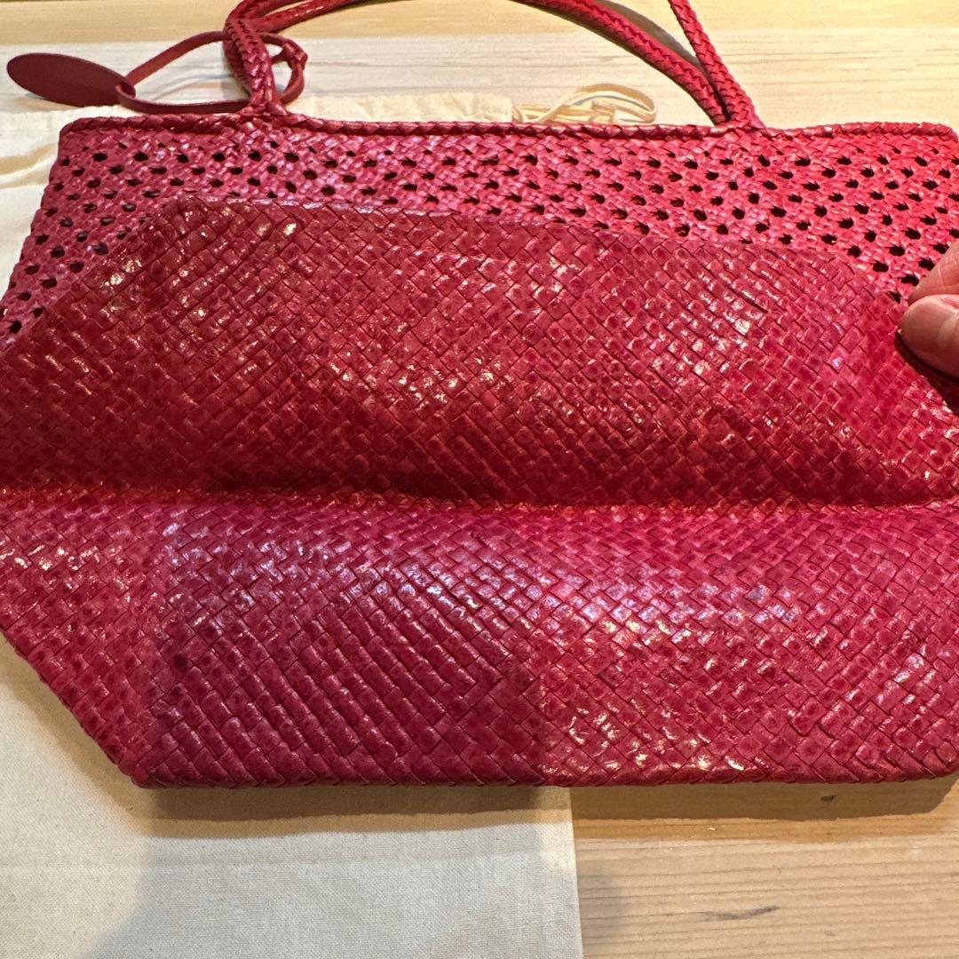 ヨーガンレール　メッシュバッグ　新品未使用　夏　ピンク色