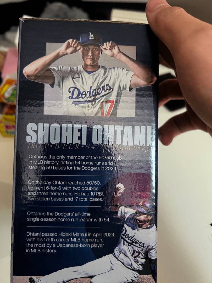 大谷翔平 ボブルヘッド 54本塁打記念