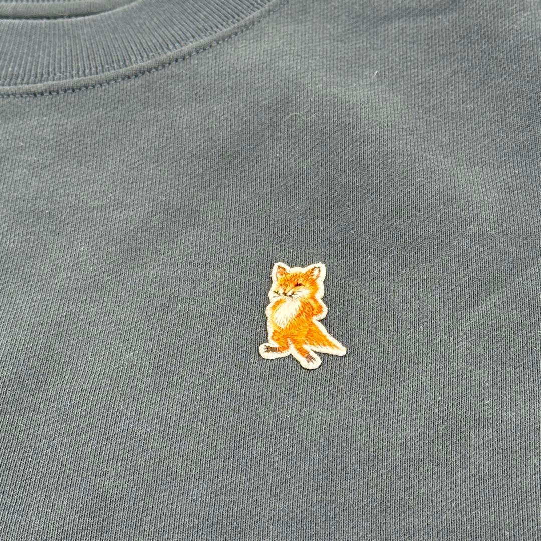 新品 MAISON KITSUNE レディフォックス クロップ スウェットシャツ