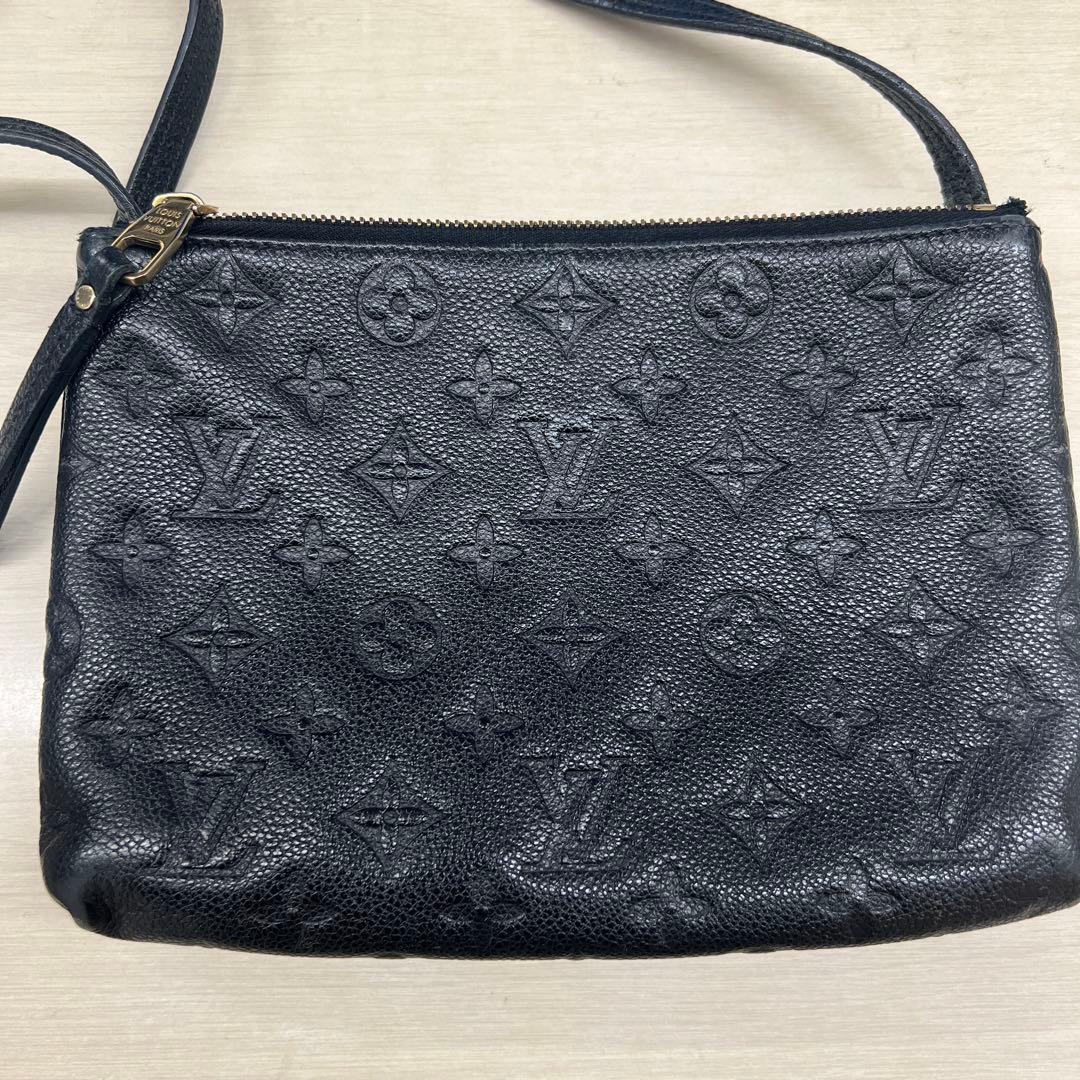 Louis Vuitton ブラックショルダーバッグ　アンプラント