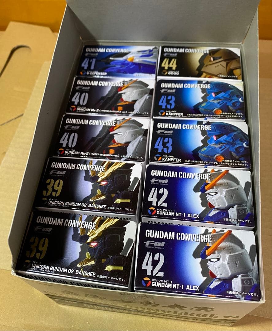 新品未開封　ガンダムコンバージ　７弾、16弾　ボックスセット