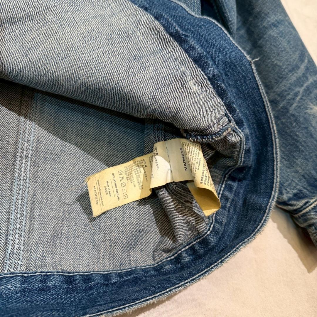 25aw新品 MADNESS マッドネス デニムトラッカージャケット M