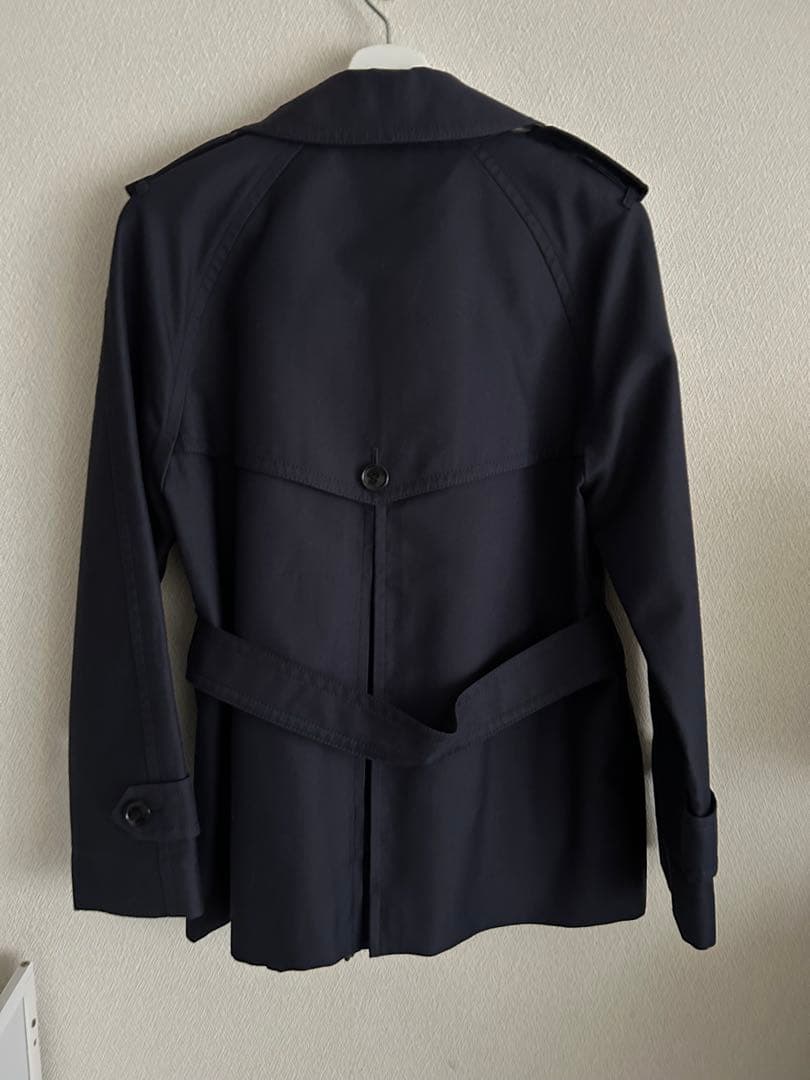 COACH ネイビー ショートトレンチコート Mサイズ