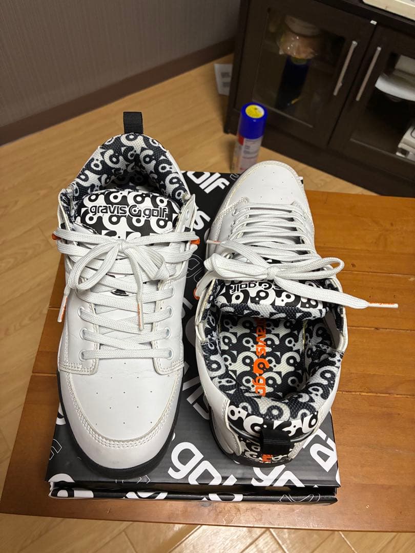 中古美品　gravis golf ゴルフシューズ US 8.0(26.0)