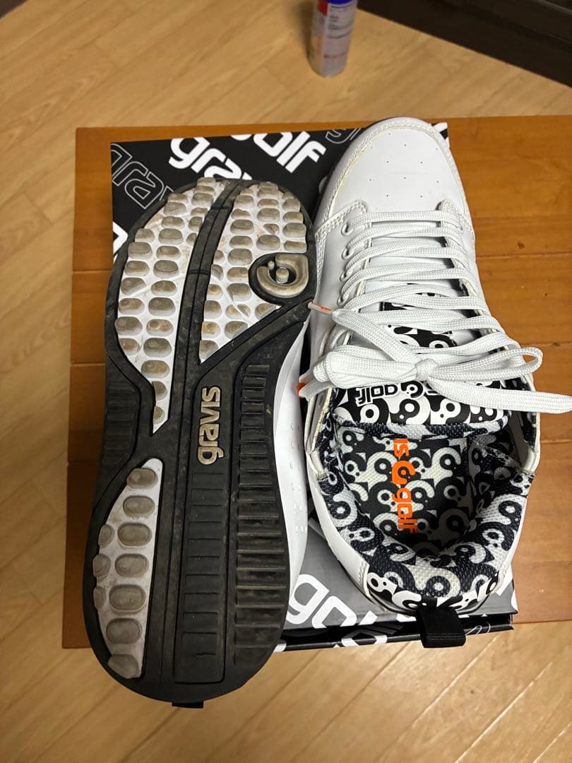 中古美品　gravis golf ゴルフシューズ US 8.0(26.0)