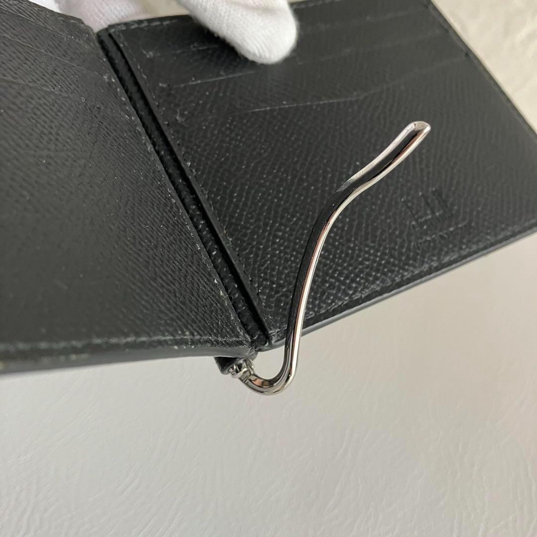 近年モデル 美品 ダンヒル dunhill カドガン マネークリップ ブラック