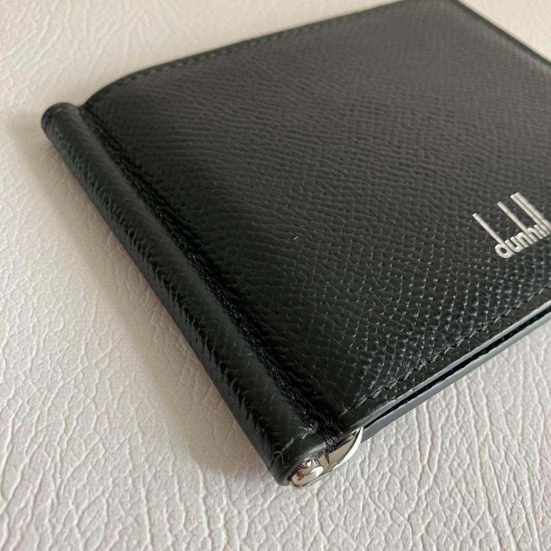 近年モデル 美品 ダンヒル dunhill カドガン マネークリップ ブラック