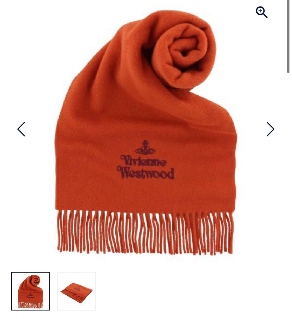 Vivienne Westwood 刺繍ロゴ マフラー