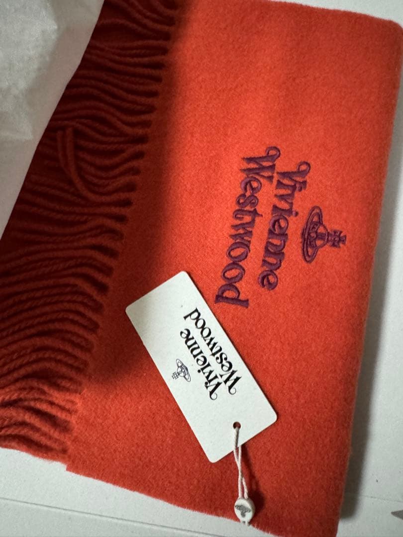 Vivienne Westwood 刺繍ロゴ マフラー