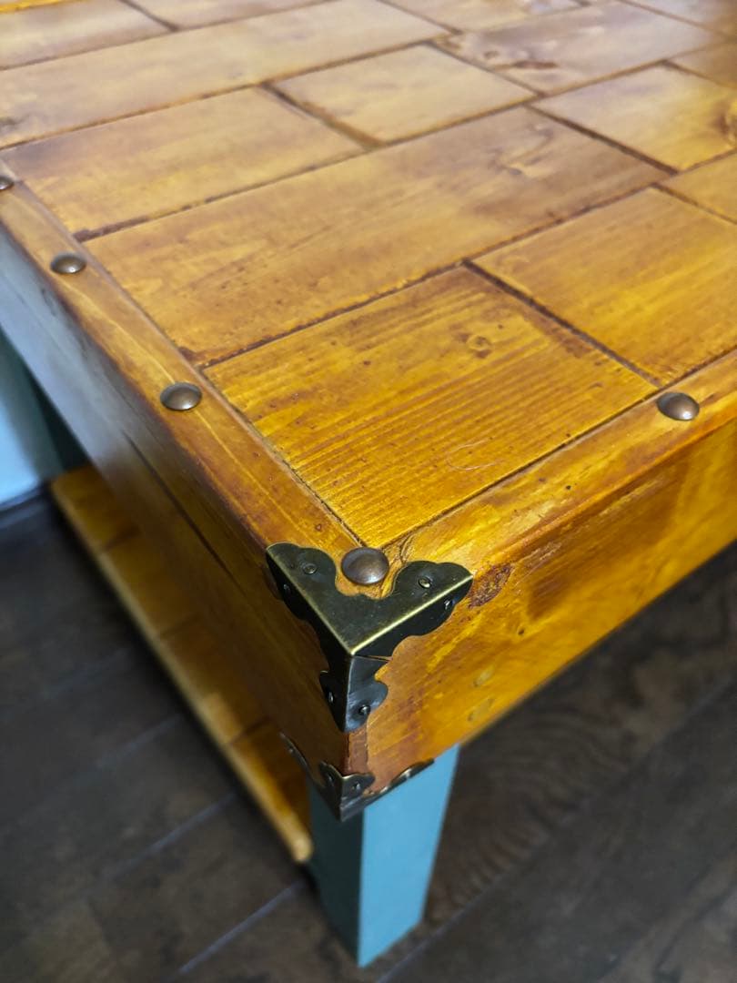 コーヒーテーブル　ハンドメイド製品 センターテーブル ディスプレイラック