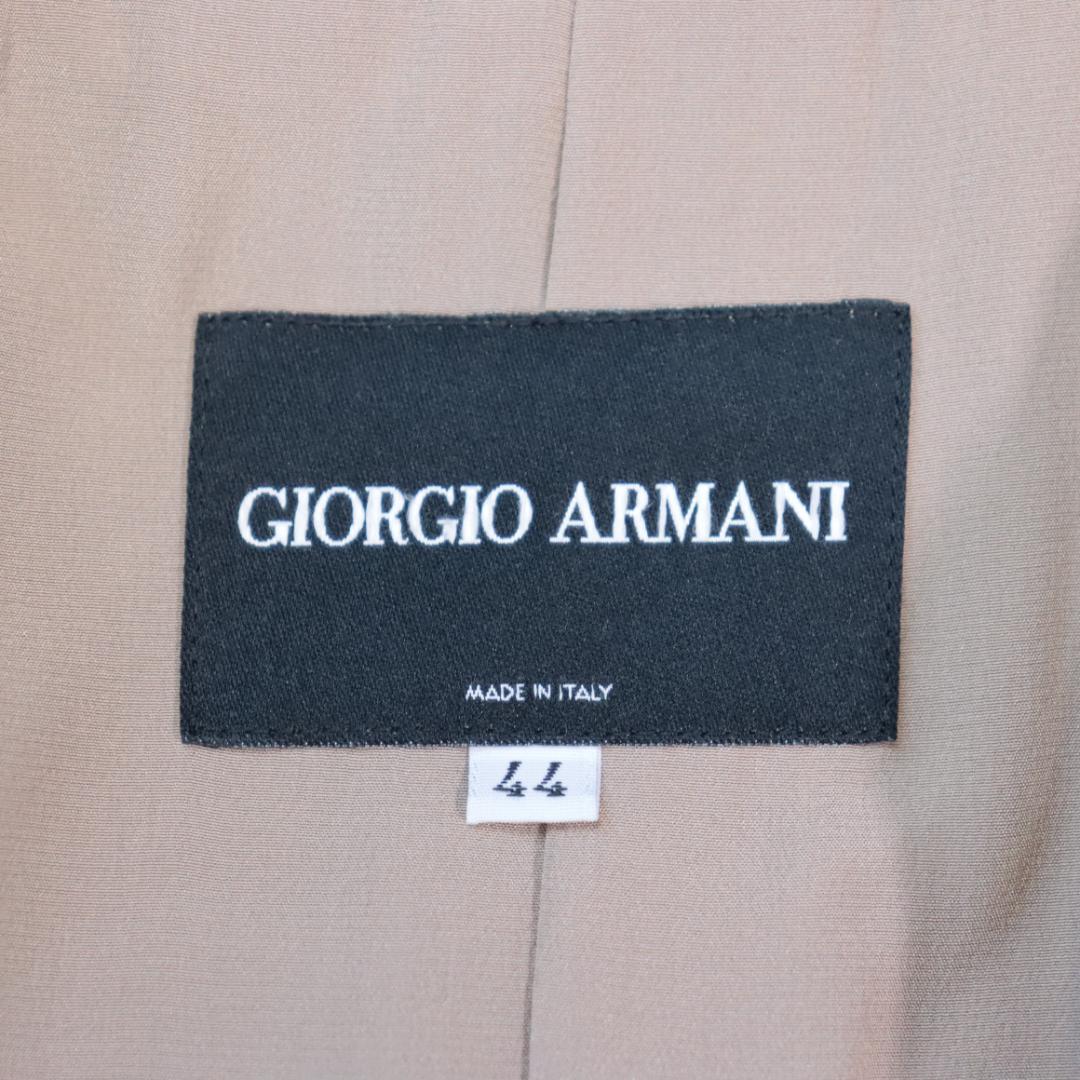 GIORGIO ARMANIテーラード　ジャケット　カシミヤ混　大きいサイズ４４