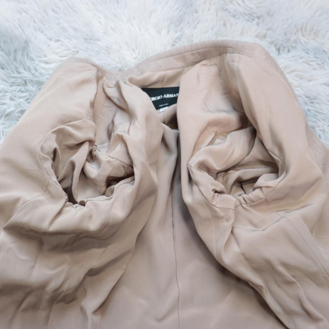 GIORGIO ARMANIテーラード　ジャケット　カシミヤ混　大きいサイズ４４