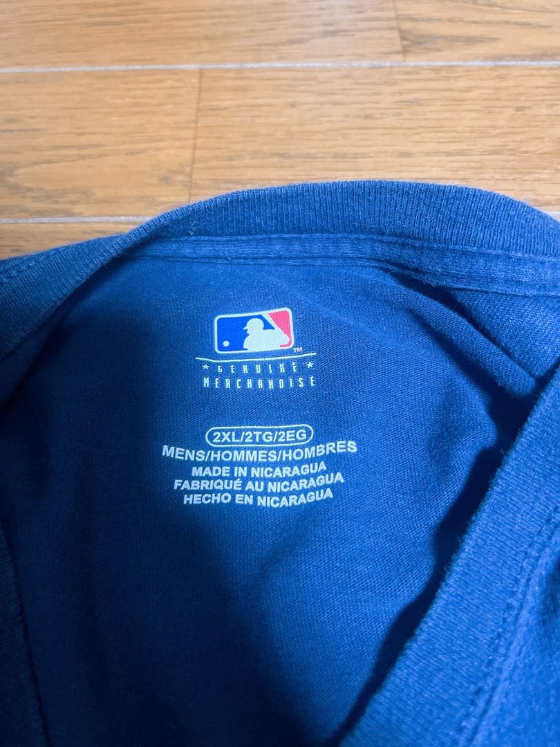 MLB レッドソックス ロゴ　　Tシャツ ネイビー コットン100%  半袖