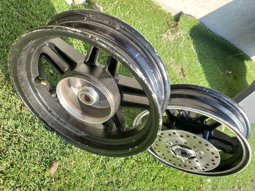 くじらのおへそホンダAF34.35ライブディオ、ZX 社外スポークホイール