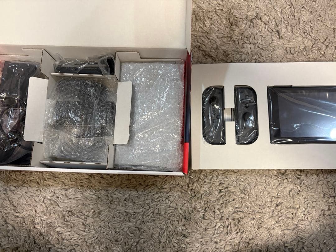 Nintendo Switch 本体 グレー　コントローラー4つ