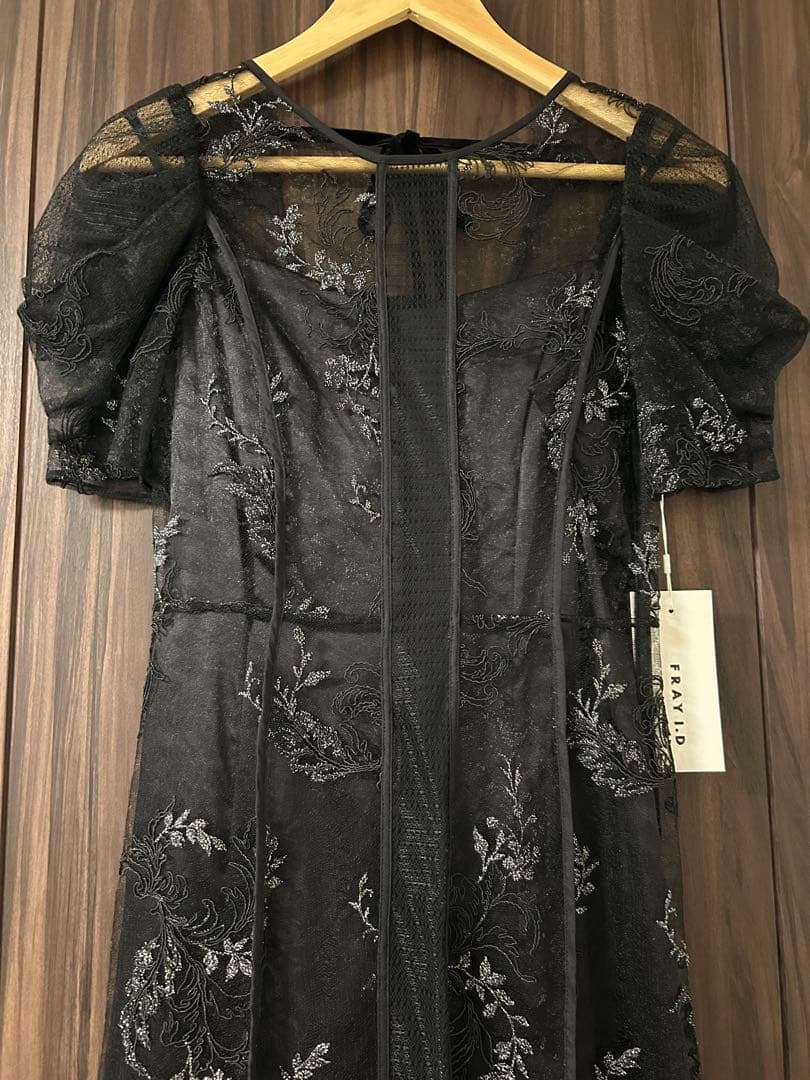 FRAY I.D コードフラワーレースドレス