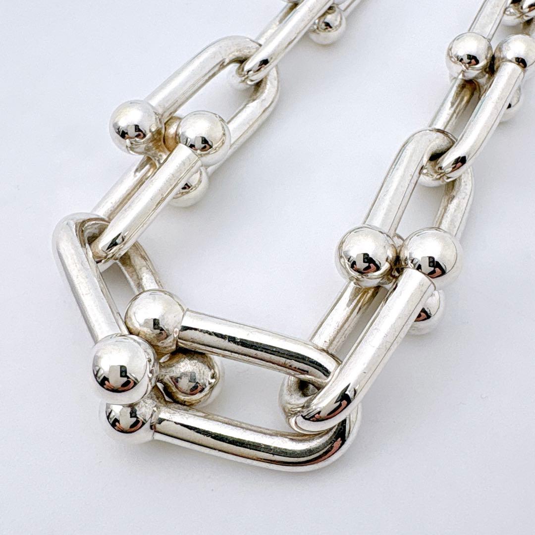 美品 ティファニー ハードウェア グラジュエイテッド ネックレス シルバー925