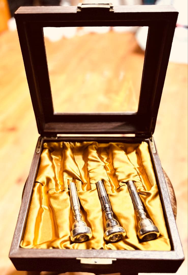 【新品】トランペットorホルンマウスピース収納ボックスケース（保管用）