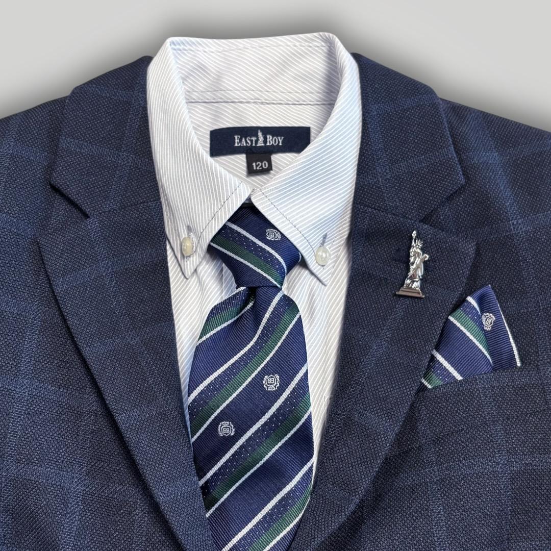 1666 ★良品★【EAST BOY】キッズフォーマルスーツ6点 クリーニング済