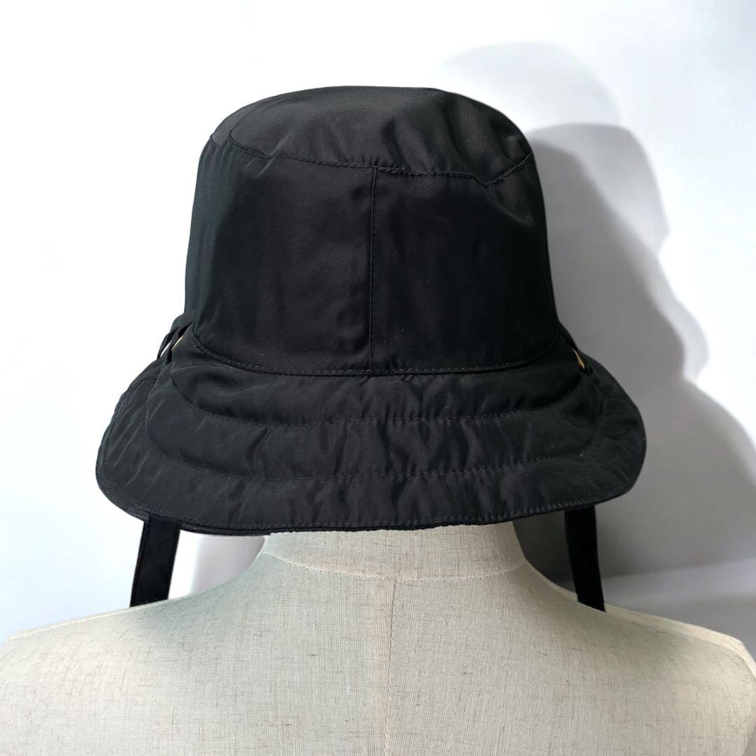 GUCCI グッチ GGキャンバス　2way リバーシブル バケットハットM