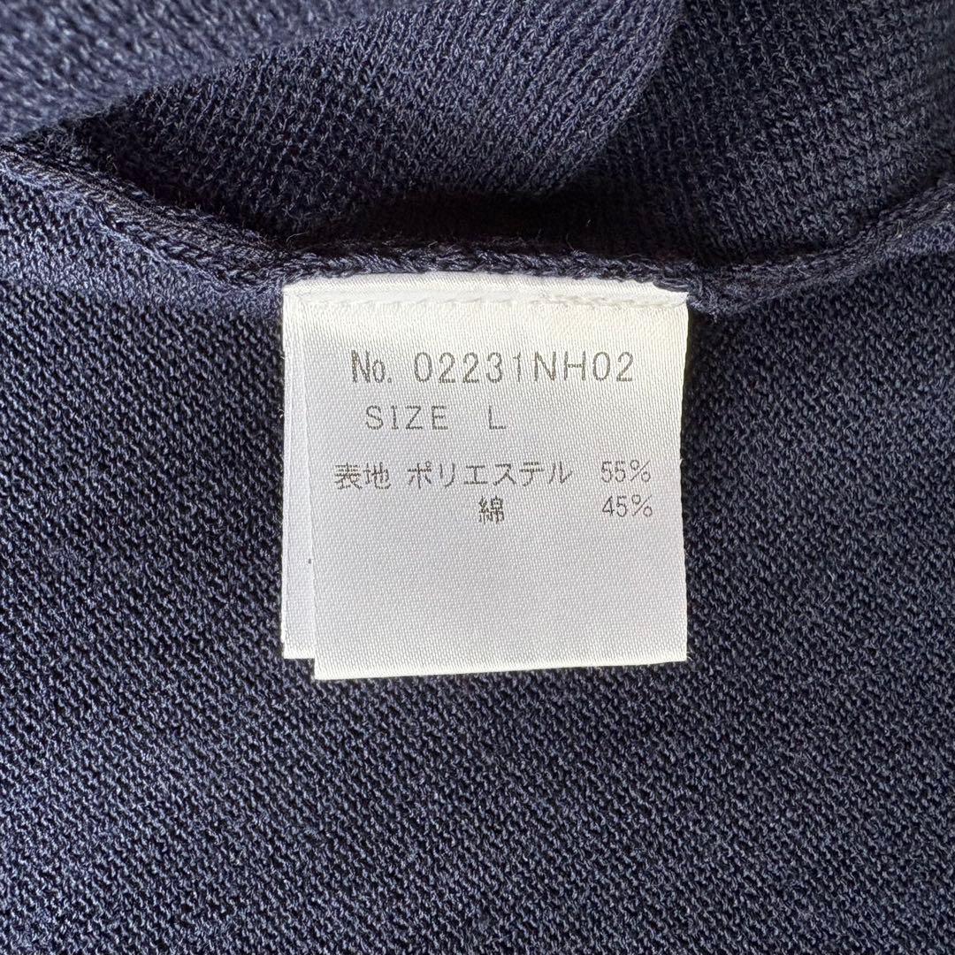 HYSTERIC GLAMOUR 84刺繍 ミラノリブシャツ ニットポロ L