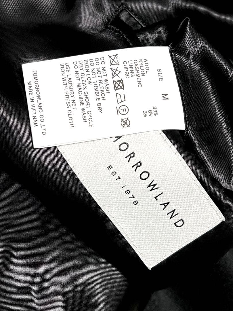 【最終値下げ】TOMORROWLAND ウールダブルブレステッド4Bジャケット