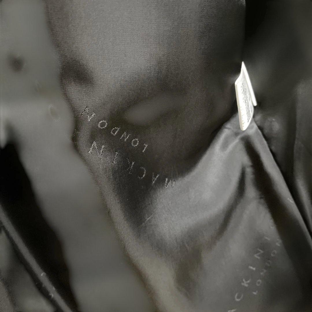 MACKINTOSH ブラック ロングコートボタン不良最終価格