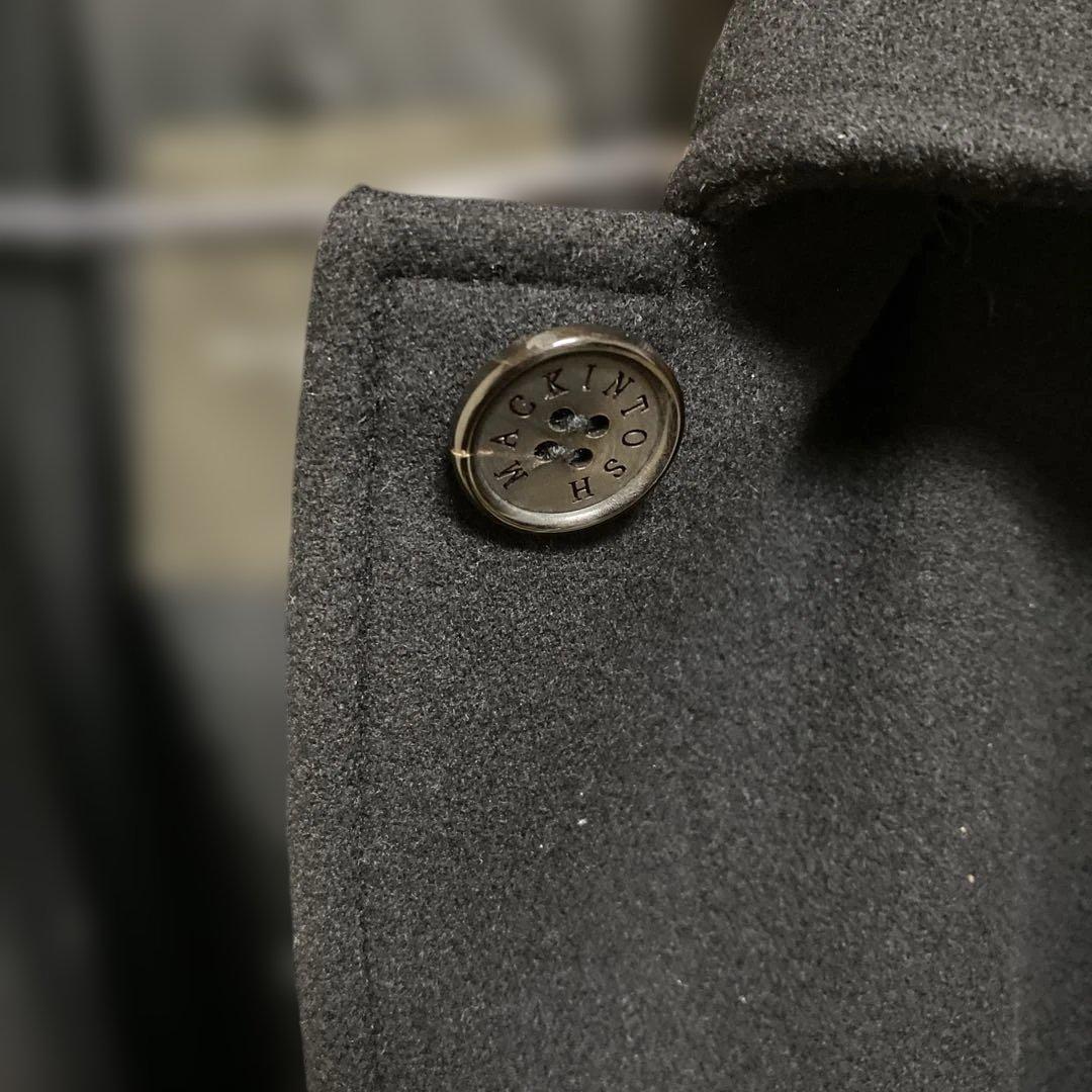 MACKINTOSH ブラック ロングコートボタン不良最終価格