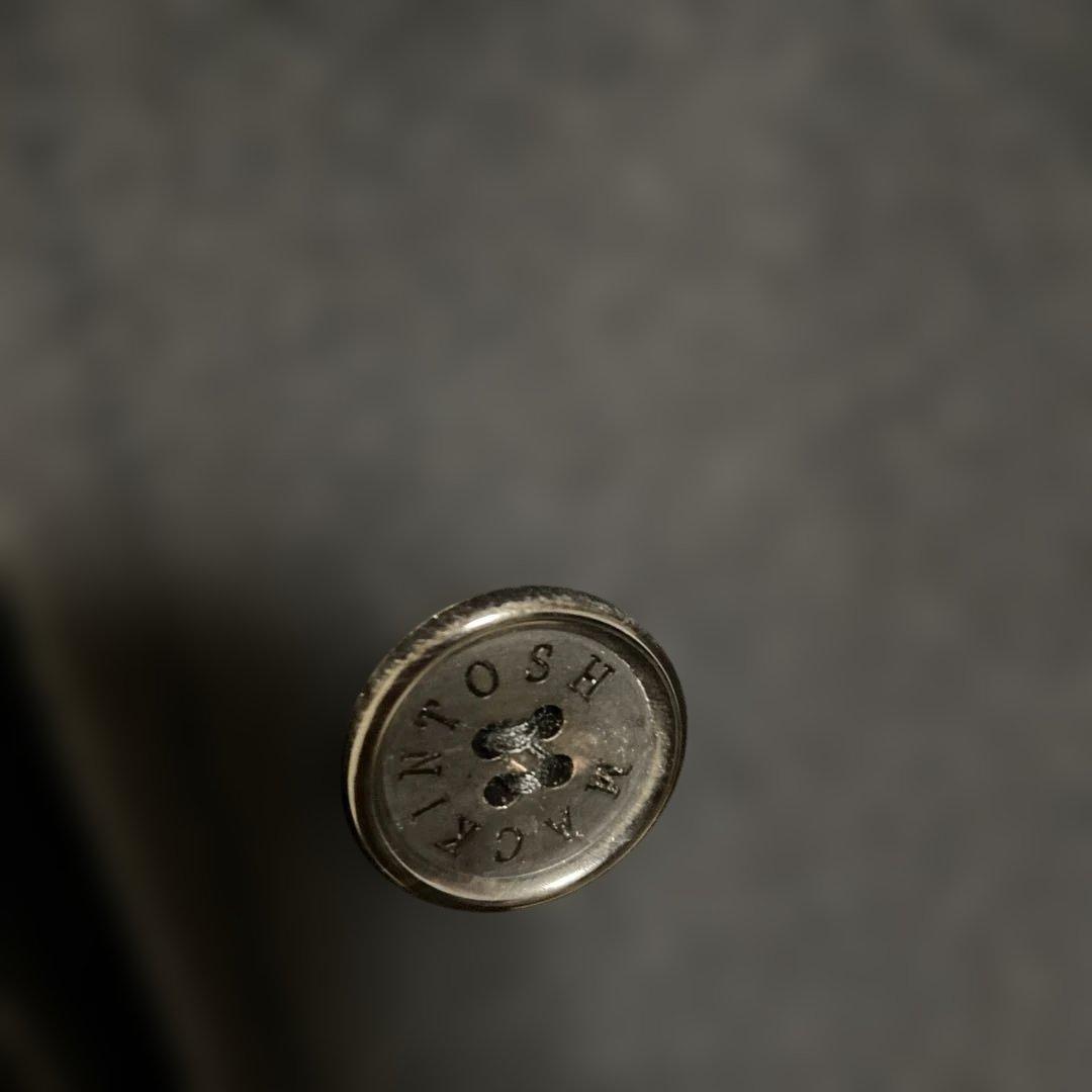 MACKINTOSH ブラック ロングコートボタン不良最終価格