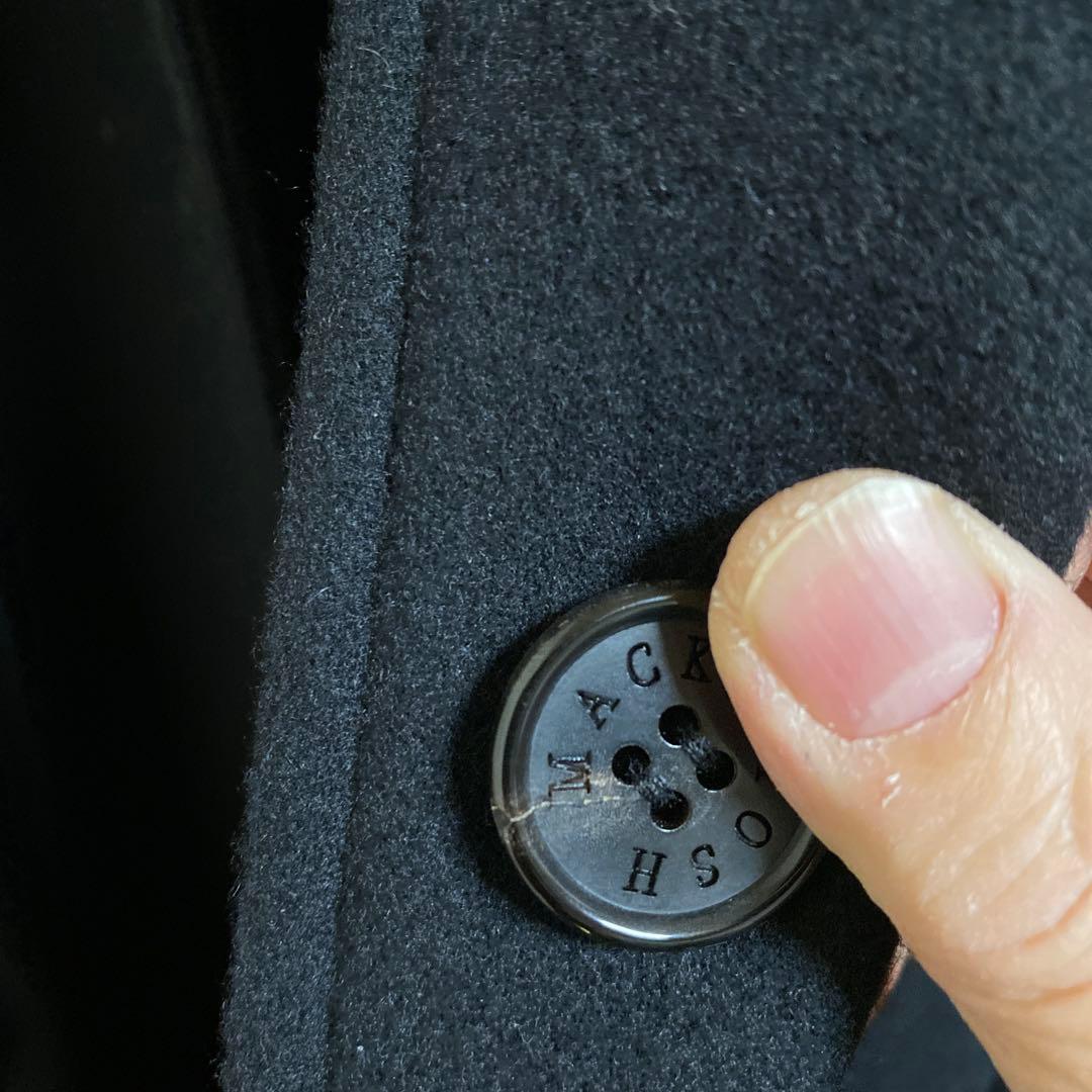 MACKINTOSH ブラック ロングコートボタン不良最終価格