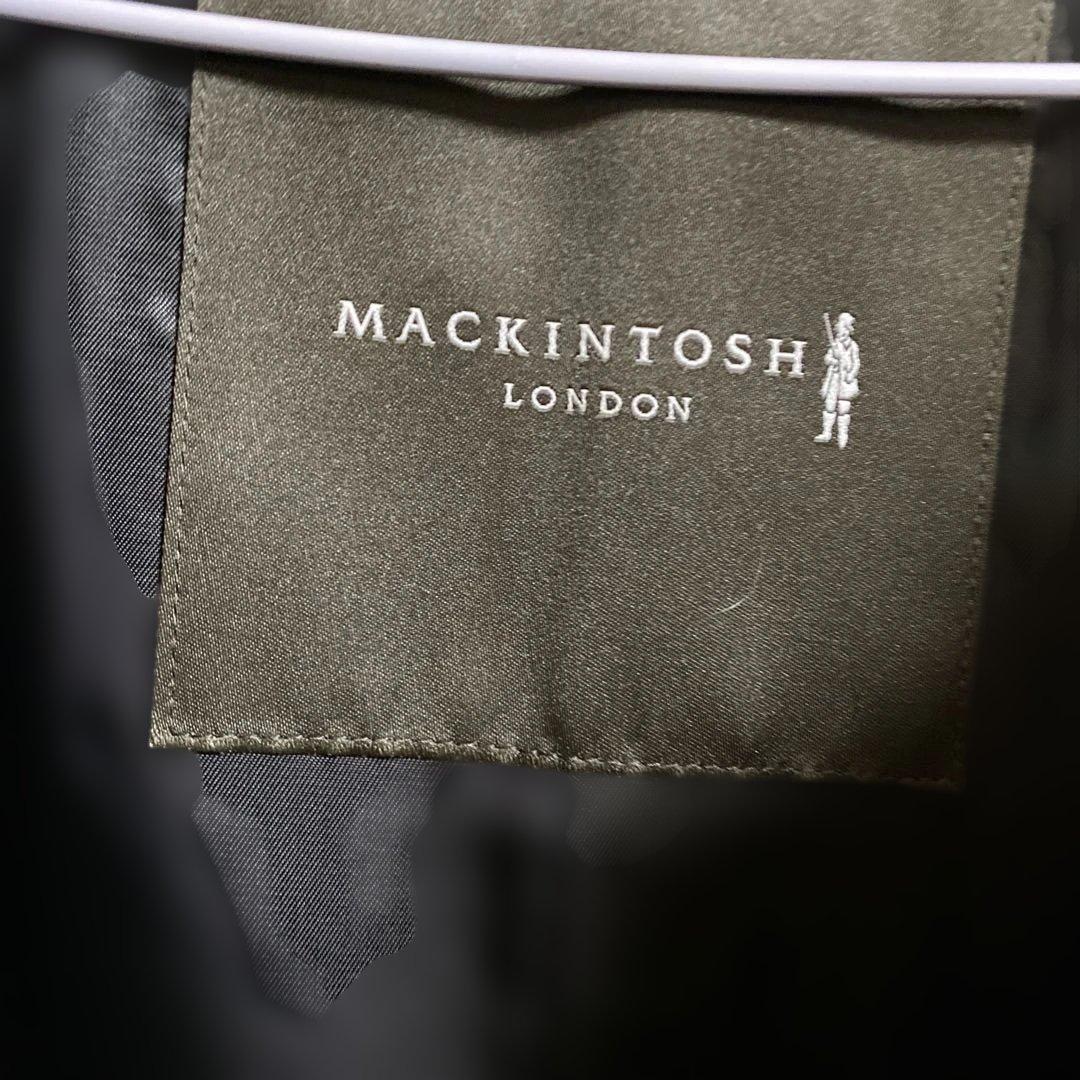 MACKINTOSH ブラック ロングコートボタン不良最終価格