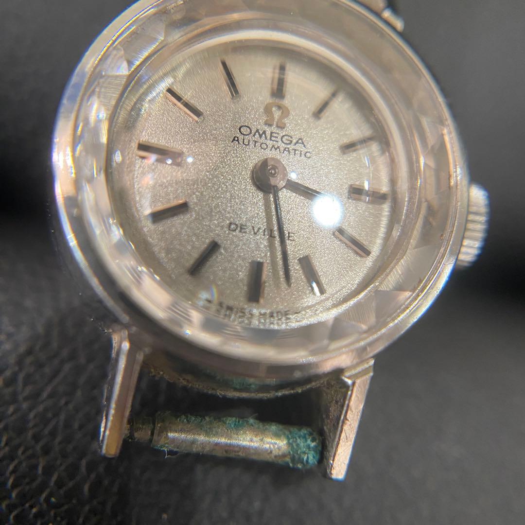 【OMEGA DE VILLE】オメガ デビル　時計　カットガラス